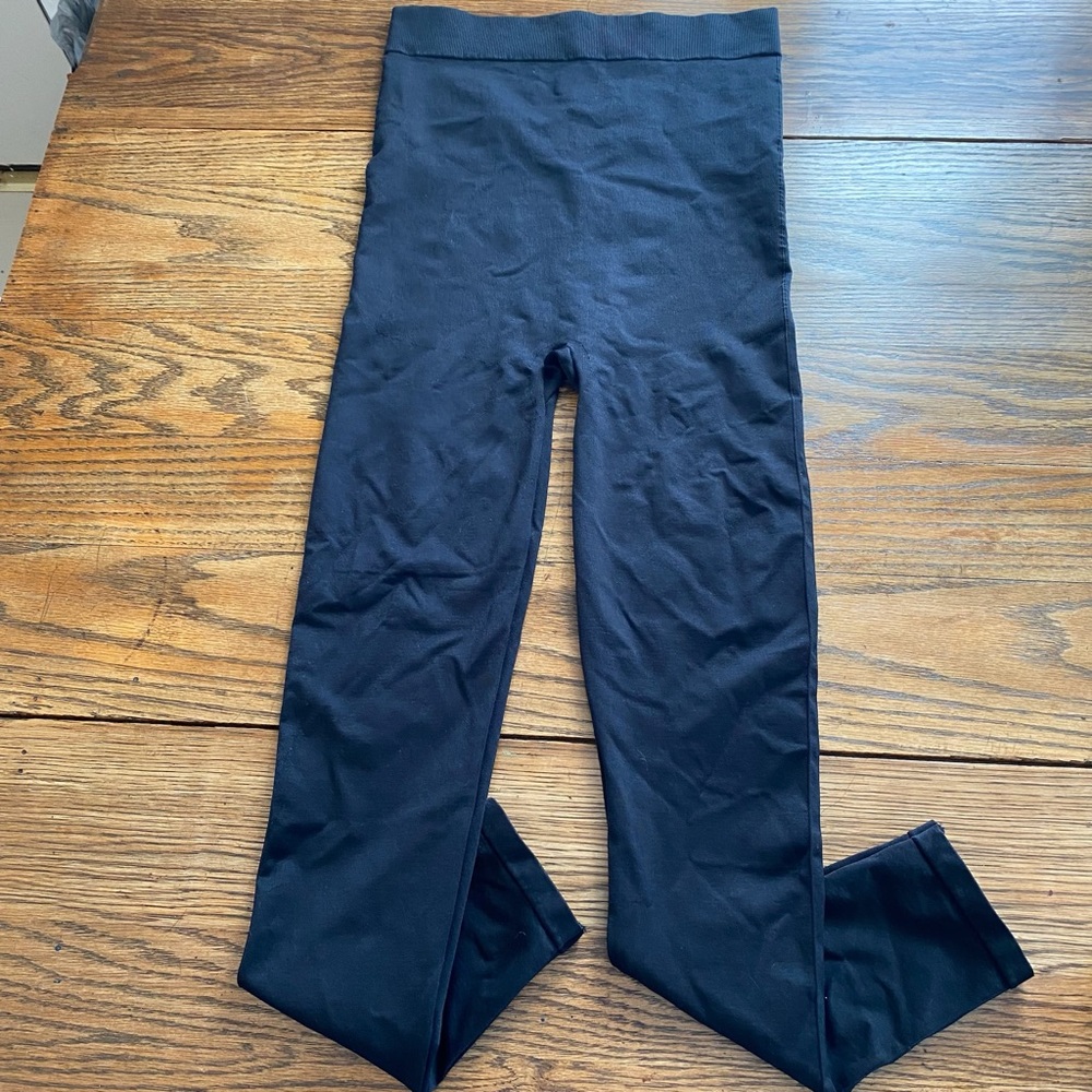 Blanqi Everyday Maternity Belly Support Leggings Black Women's Large EUC